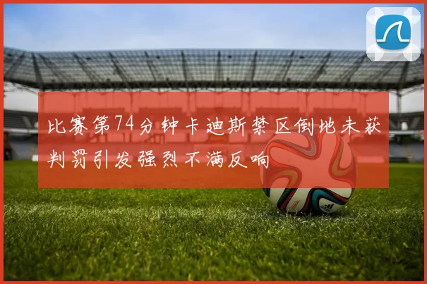 比赛第74分钟卡迪斯禁区倒地未获判罚引发强烈不满反响